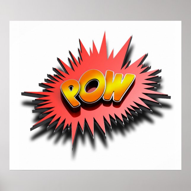 Superhjälte POW - Poster (Framsidan)