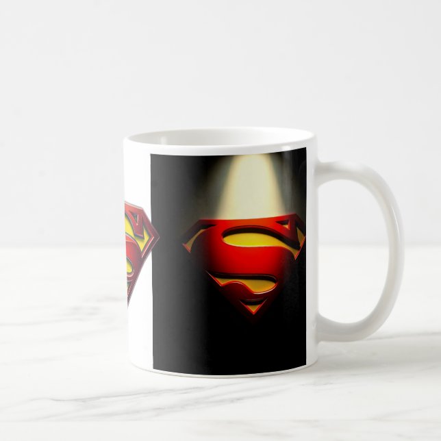 Superhjälte Power Mugg - Bold Emblem Design för Te (Höger)