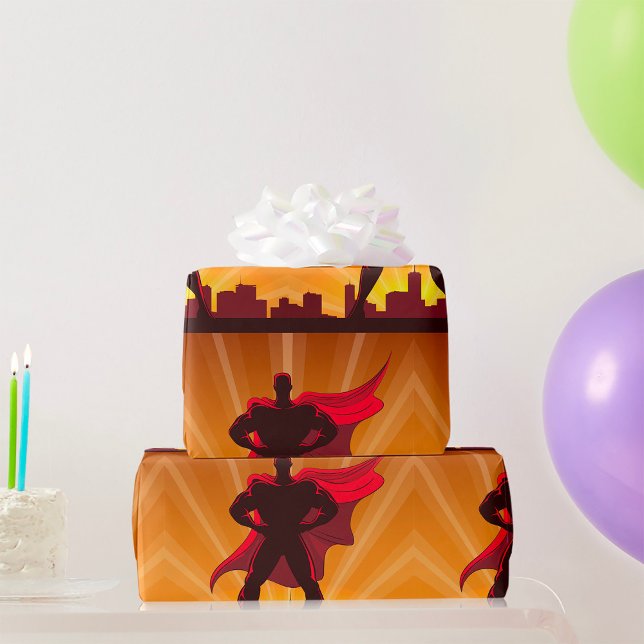 Superhjälte Presentpapper (Skapare uppladdad)