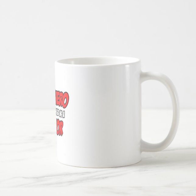 Superhjälte...Realtor Kaffemugg (Höger)