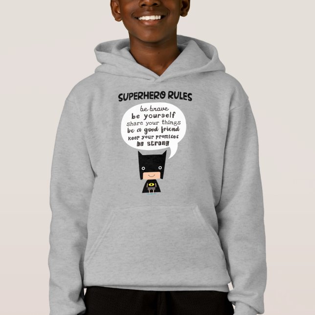 Superhjälte Regler T Shirt (Framsida)