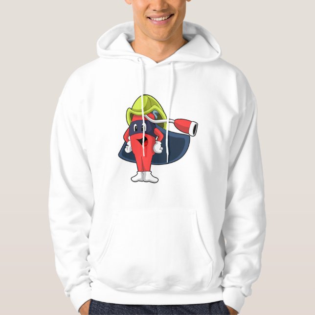 Superhjälte som Firefighter Hoodie (Framsida)