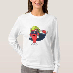 Superhjälte som Firefighter T Shirt