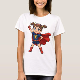 Superhjälte stil t-shirt