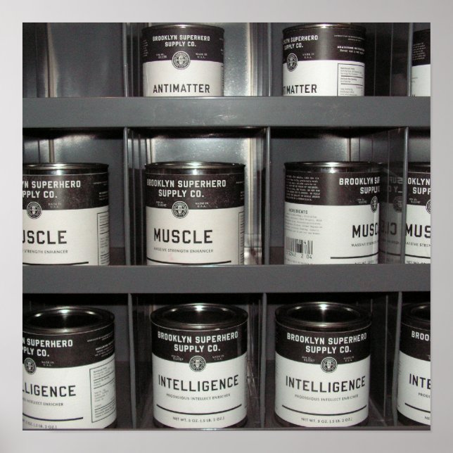 Superhjälte Supplies Poster (Framsidan)