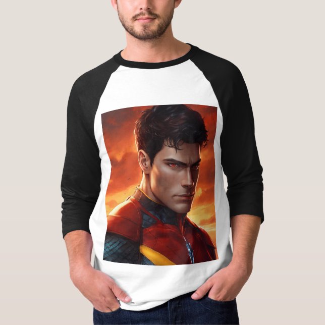 Superhjälte T-Shirt - Släpp loss din inre Hero! (Framsida)