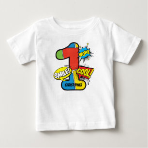 Superhjälte Tecknad Bok Anpassningsbar T Shirt