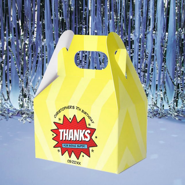 Superhjälte Tecknad Bok Vilken ålder som helst föd Presentaskar (Skapare uppladdad)