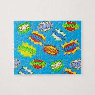 Superhjälte Toppens Powers Colorful Barn Pussel