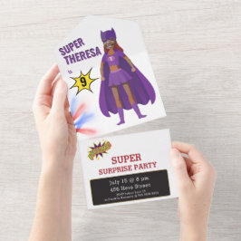 Superhjälte Ultimate Girl Birthday