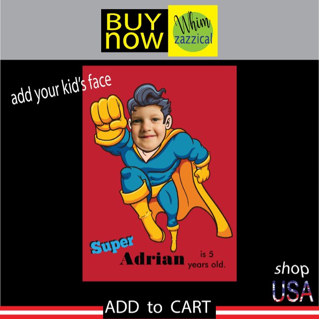 Superhjälte Unik Speciell Roligt Barns födelsedag Kort ("Superhero-themed birthday card for kids"
"Children's superhero birthday card online"
"Comic book)