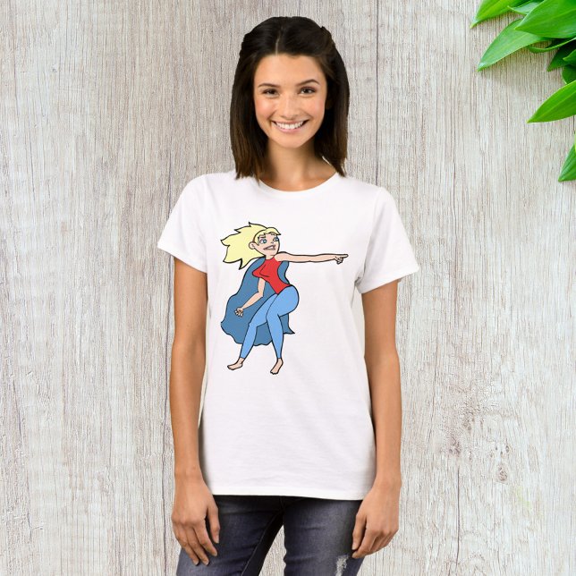 Superhjälte Woman T Shirt (Skapare uppladdad)