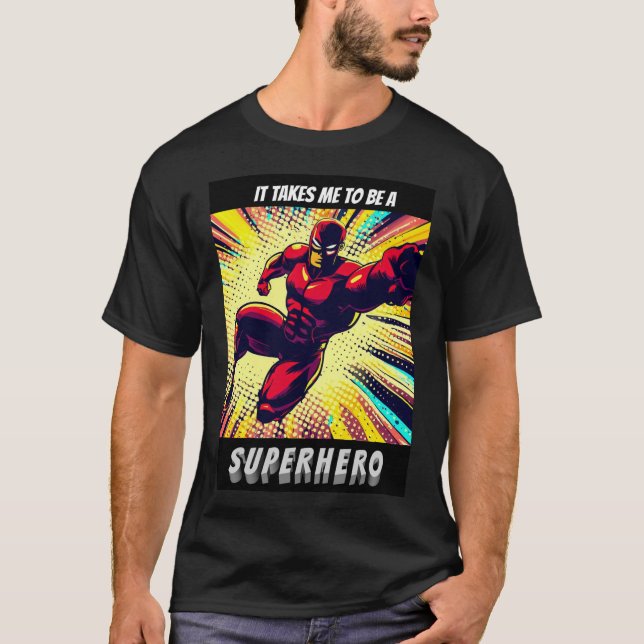 Superhjälteinspiration Tee 5 (Framsida)