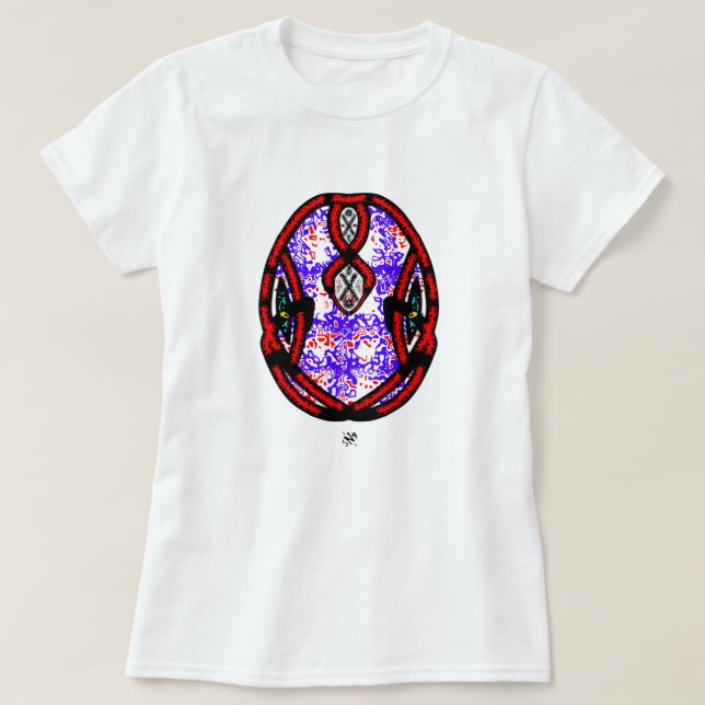 Superhjältemask T-shirt (Design framsida)