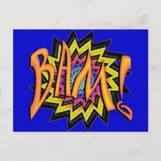 Superhjälten BAM! Vykort