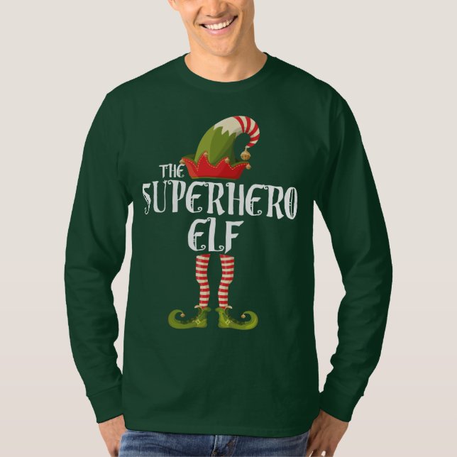 superhjälten elf t shirt (Framsida)