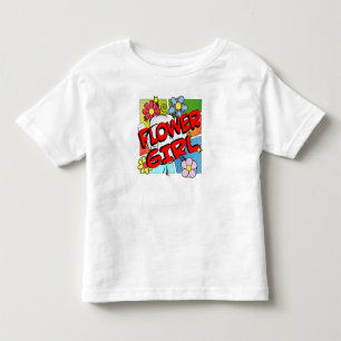 Superhjälten Flower Girl T Shirt