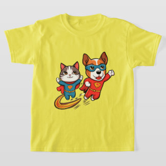 Superhjälten Pets Kids T Shirt