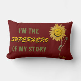 Superhjälten Red Dekorativ kudde av Adiela Akoo