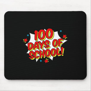Superhjälten Stil Lycklig 100 skoldagar 100 dagar Musmatta