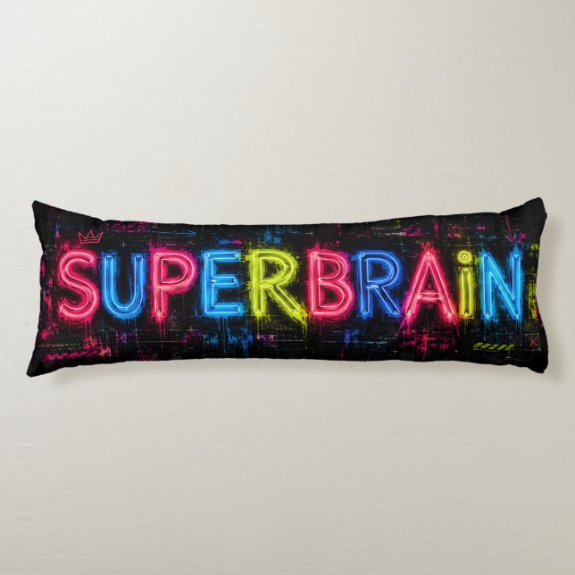 Superhjärna AI Kroppskudde (Framsidan)
