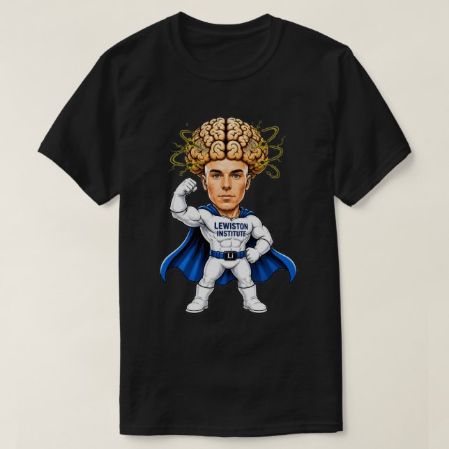 Superhjärnans Kraft T Shirt (Design framsida)