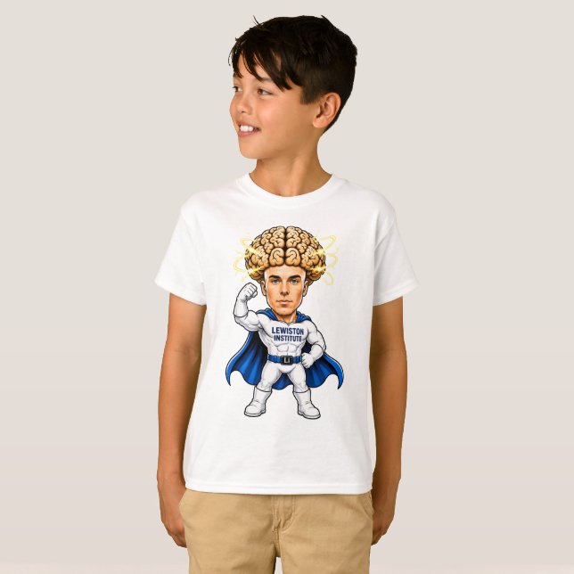 Superhjärnans Kraft T Shirt (Hel framsida)