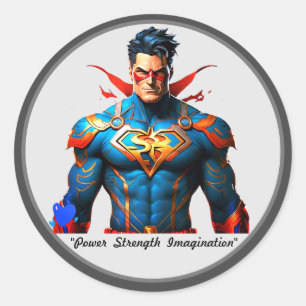 "Superhost Design Studio" Runt Klistermärke
