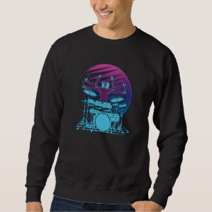 Superhuman Drummer Lång Ärmad Tröja