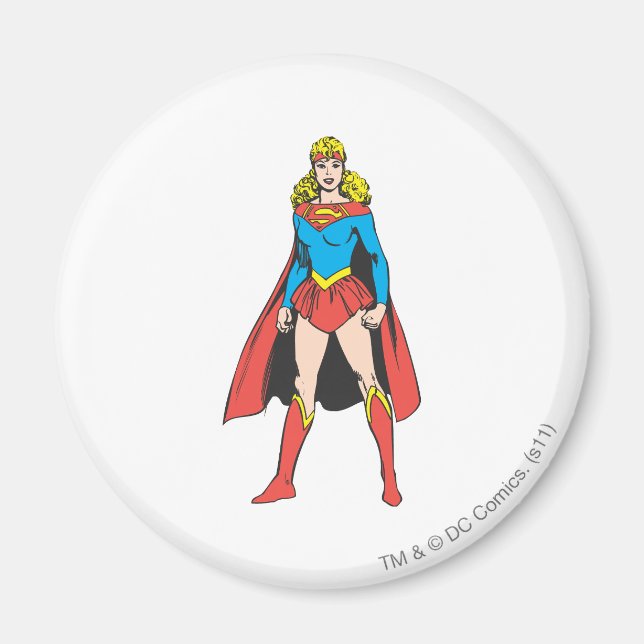 Superigirl Stands Magnet (Framsidan)