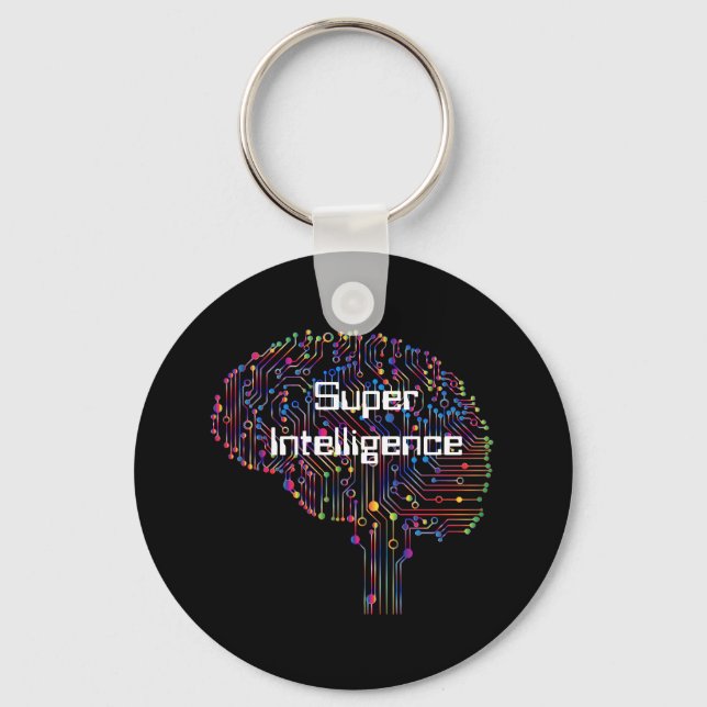 Superintelligentteknologi Nyckelring (Framsida)