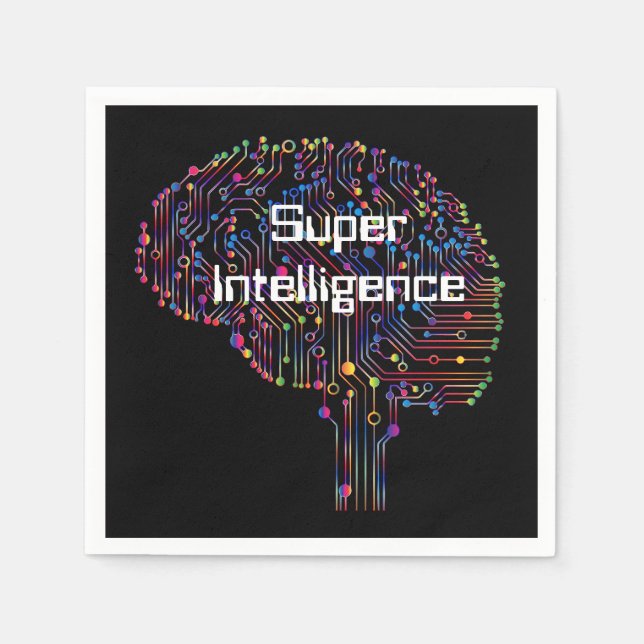 Superintelligentteknologi Pappersservett (Framsidan)