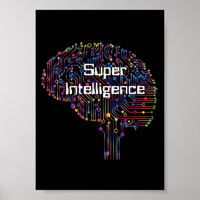 Superintelligentteknologi Poster (Framsidan)