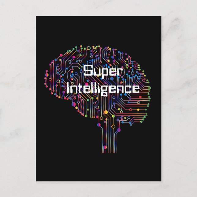 Superintelligentteknologi Vykort (Framsida)