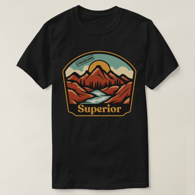 Superior, Colorado T Shirt (Design framsida)