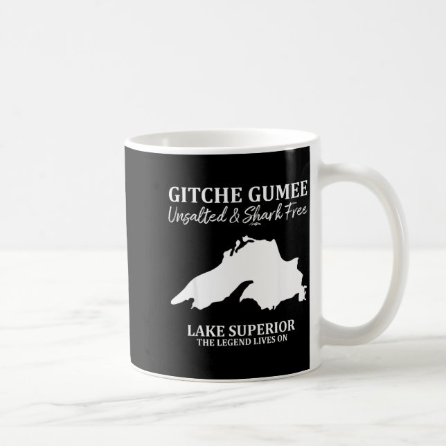 Superior, Great Lake, Gitche Gumee Apparel Lakes  Kaffemugg (Höger)