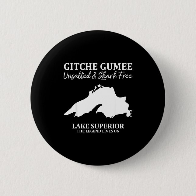 Superior, Great Lake, Gitche Gumee Apparel Lakes  Knapp (Framsida)