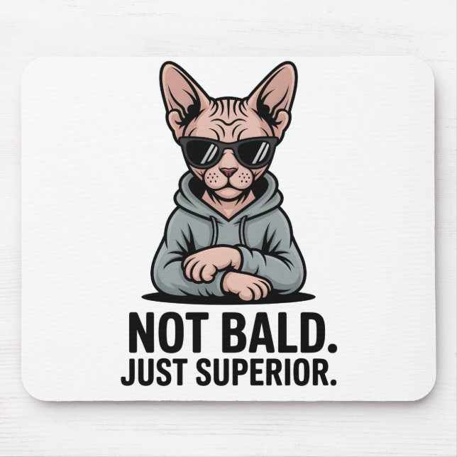 Superior Sphynx Cat Sarcastic Attitude Art Musmatta (Framsidan)
