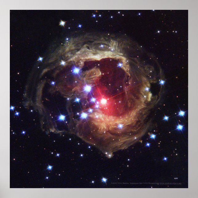 Superjätte Star V838 Monocerotis 12 x 12 (12 x 12) Poster (Framsidan)