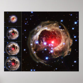 Superjätte Star V838 Monocerotis 20 x 16 (20 x 16) Poster