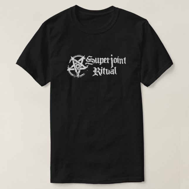 Superjoint Ritual Band Logotyp T Shirt (Design framsida)