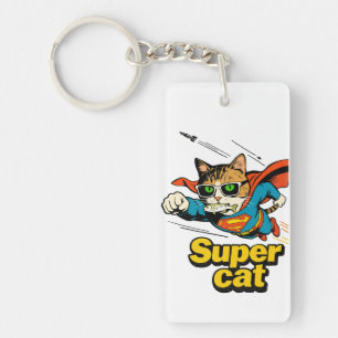 Superkatt flyger med fisk