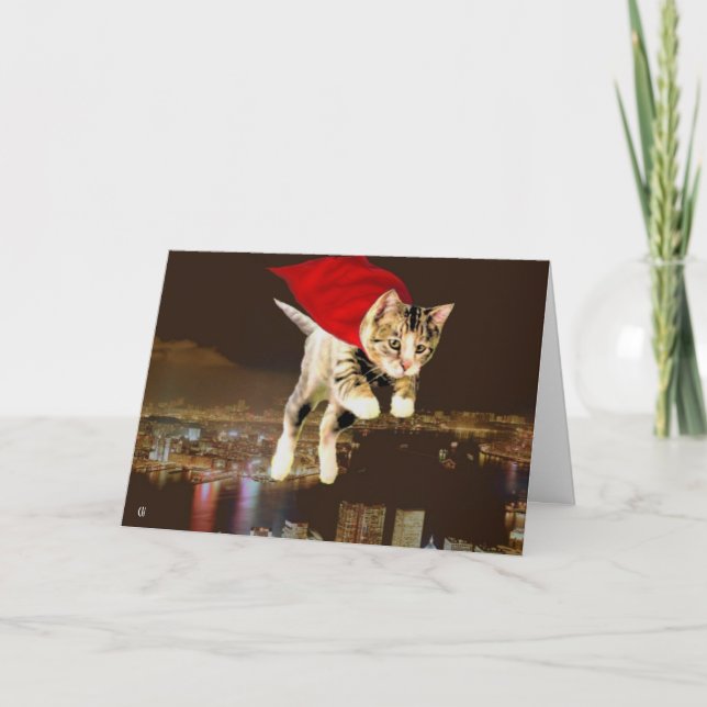 Superkitty! Kort (Framsida)