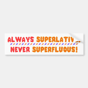 Superlativbildekal Bildekal