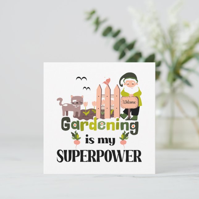  supermakt, Cute Gardener (Stående Fram)