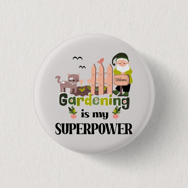  supermakt, Cute Gardener Knapp (Framsida)