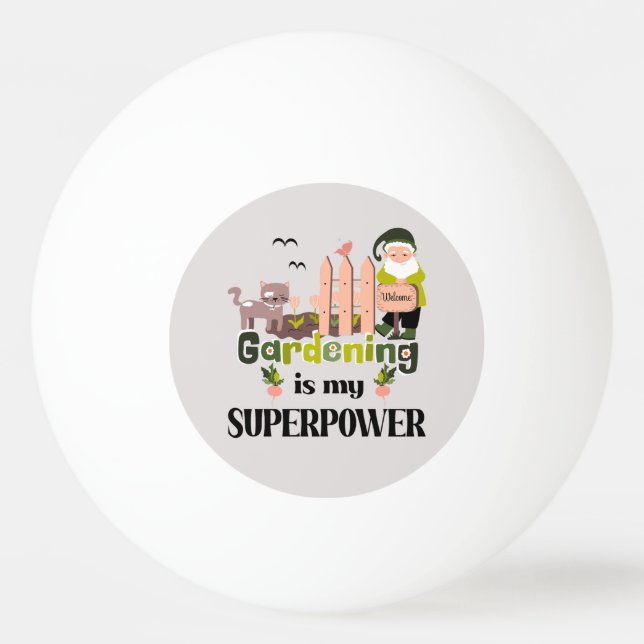  supermakt, Cute Gardener Pingisboll (Framsidan)