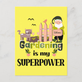  supermakt, Cute Gardener Vykort