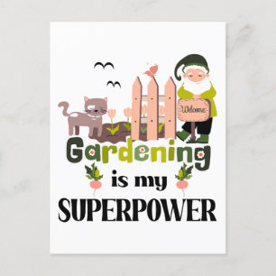  supermakt, Cute Gardener Vykort