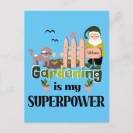  supermakt, Cute Gardener Vykort